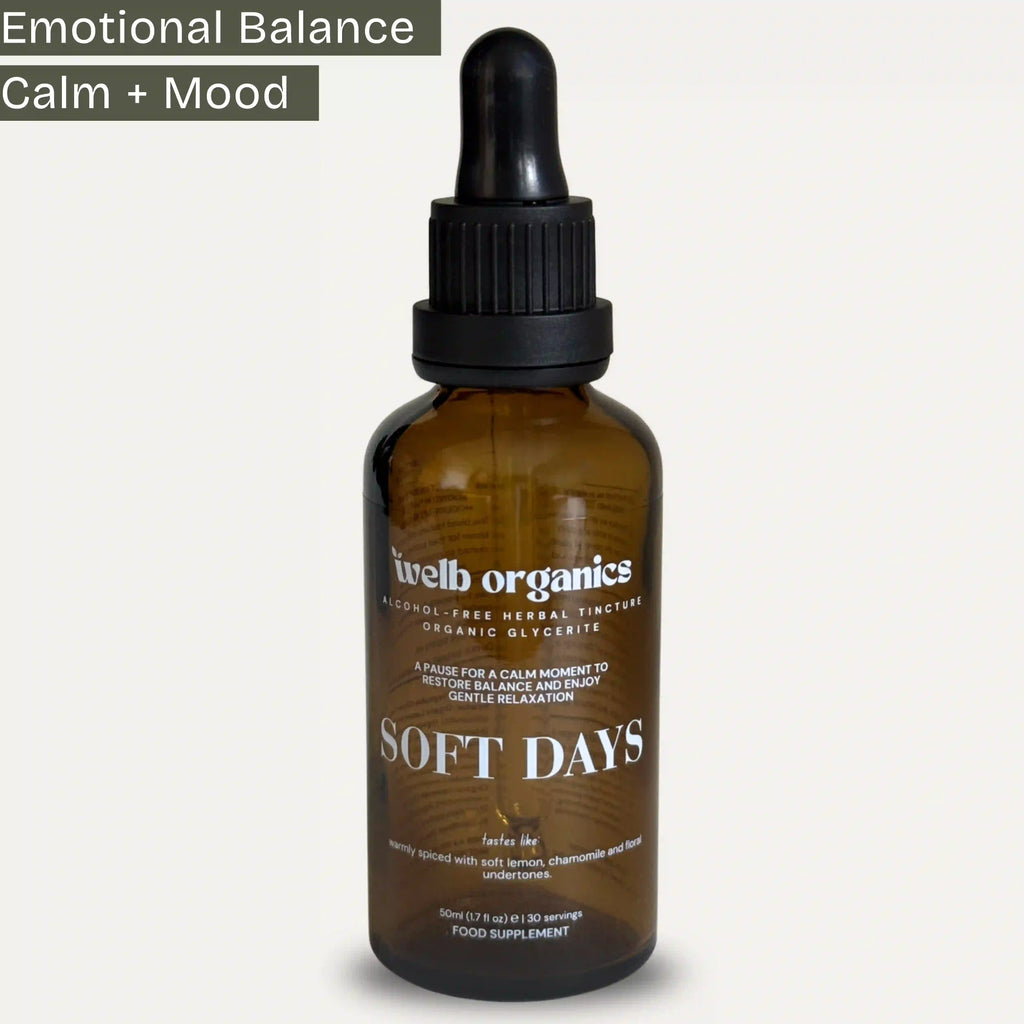 SOFT DAYS Calm & Emotional Balance Tincture | Alcohol-Free | Welb ...